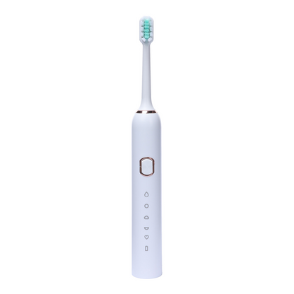 Electric Toothbrush Tongue Scraper 2 Brush Heads 5 Modes USB Rechargeable