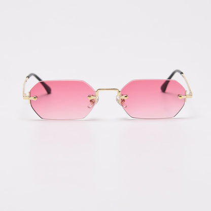 New Fashion Polygonal Frameless Sunglasses Women