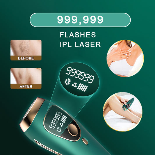 999,999 IPL Laser Hair Removal Freezing Point Painless Laser Hair Removal Device Women Painless Skin Rejuvenation Home Portable Hair Removal Device