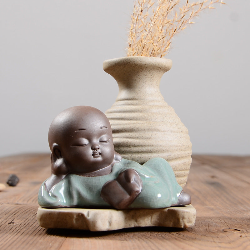 Creative coarse ceramic tea pet decoration