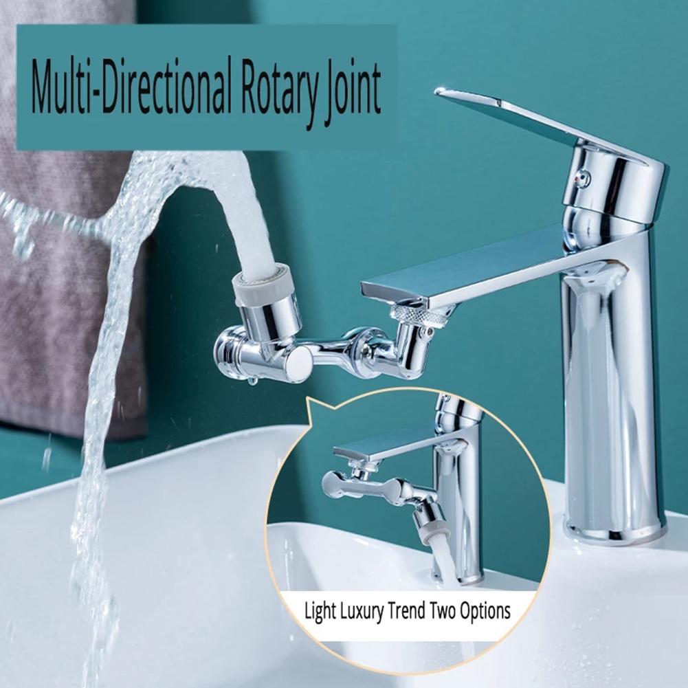 Universal 1080°  Swivel Aerator Multifunction Faucet Extender - Splash Resistant Shower