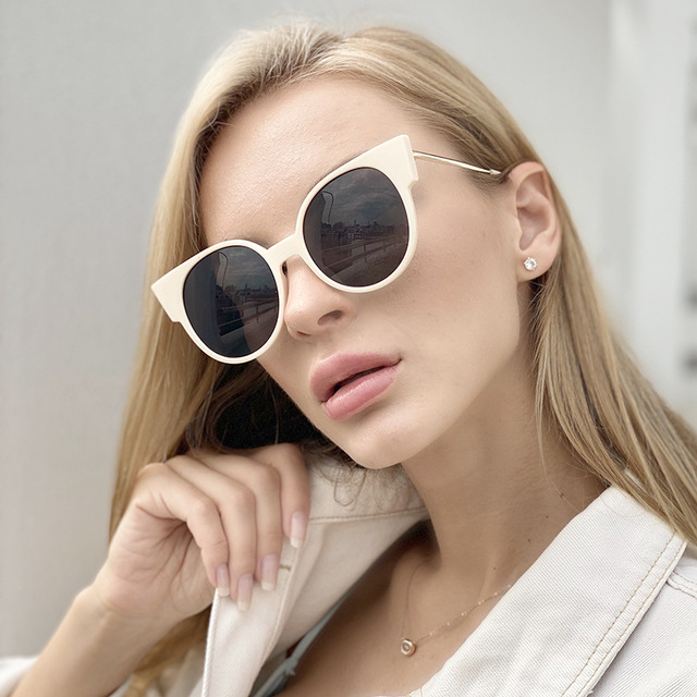 Personality trend cat eye sunglasses