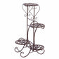 4 Tier Metal Shelves Flower Pot Plant Stand Display- Indoor|Outdoor Garden Patio