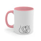 Cat Lovers - Together forever series - Two-tone Coffee Mug