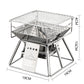 Portable Folding Non-stick Surface Stainless Steel BBQ Grill