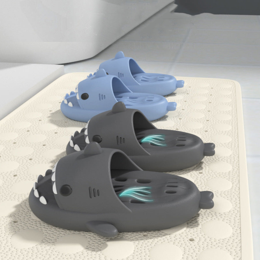 Shark Slippers With Drain Holes
