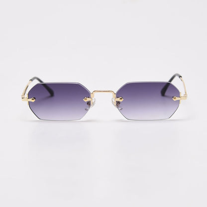 New Fashion Polygonal Frameless Sunglasses Women