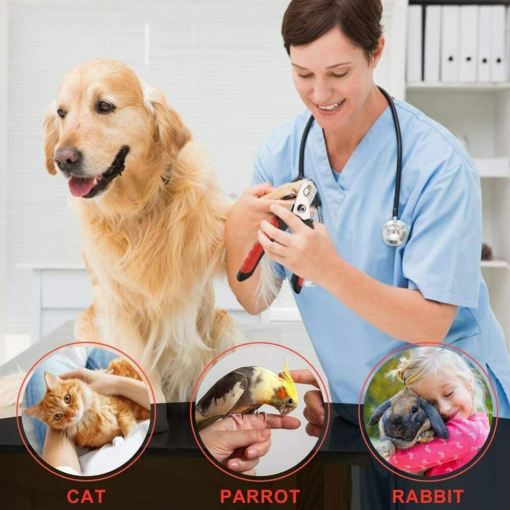 Pet Nail Clippers With Safety Guard