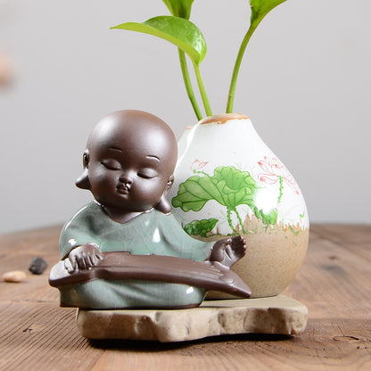 Creative coarse ceramic tea pet decoration