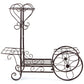 Flower Pot Plant Stand - Classical Design Iron Design Bookshelf - For Office Home Garden