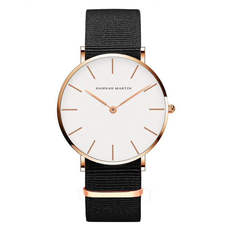 Minimalism Casual Leather Strap Waterproof Watch For Men & Women