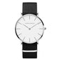 Minimalism Casual Leather Strap Waterproof Watch For Men & Women