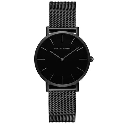 Luxury Ultra Thin Stainless Steel Mesh Band Watch For Women