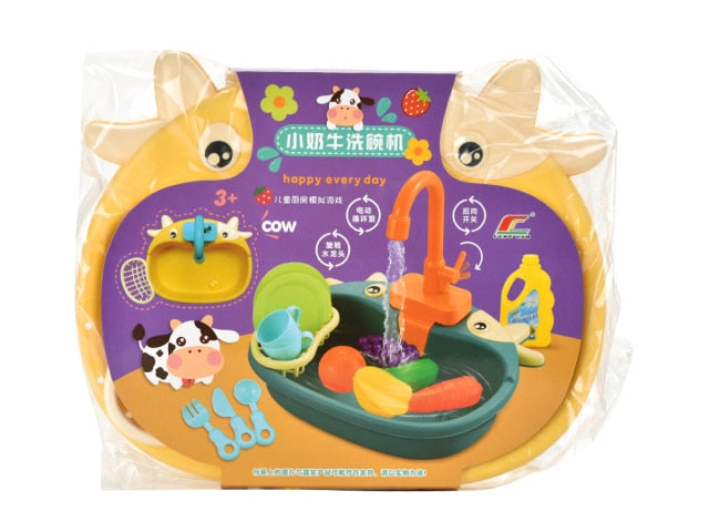 Electric Wash Sink Toy Set