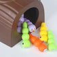 Magnetic Woodpecker Catching Worms and Feeding Game Montessori Toddler Toy