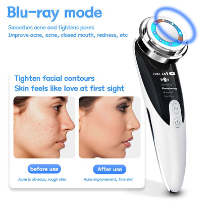 RejuvaLift Pro LED Skin Rejuvenator - 5-in-1 Facial Care System