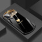 Luxury Cute Oval Heart-shaped Tempered Glass Phone Case For iPhone