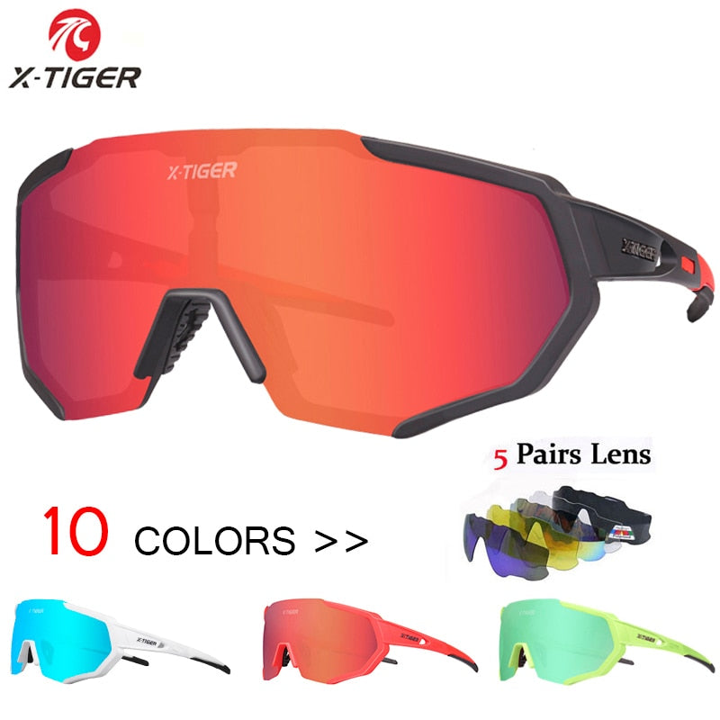 X-TIGER Photochromic Polarized Cycling Sunglasses