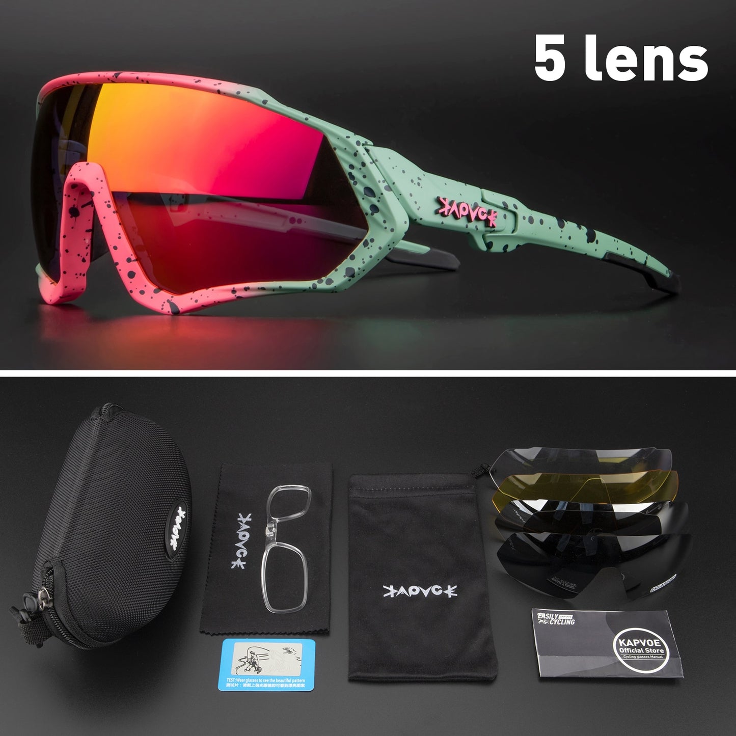 Kapvoe Polarized Cycling Sunglasses