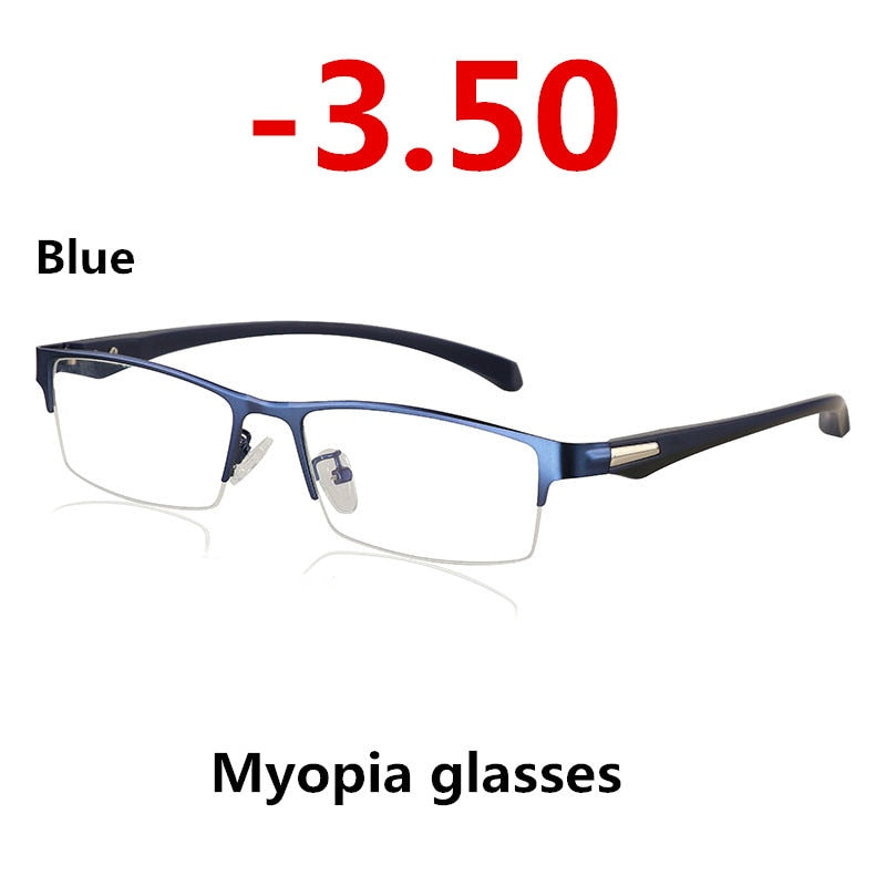 Photochromic Half Rim Myopia Prescription Sunglasses