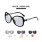 Vintage Big Photochromic Polarized Lady Sunglasses