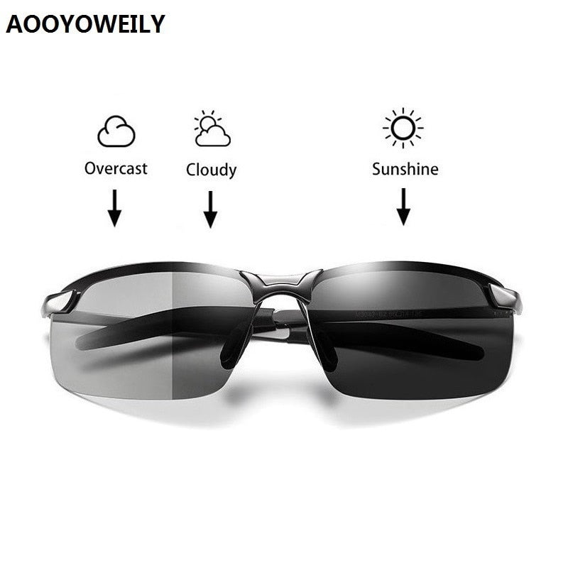 Men's Photochromic Polarized Sunglasses