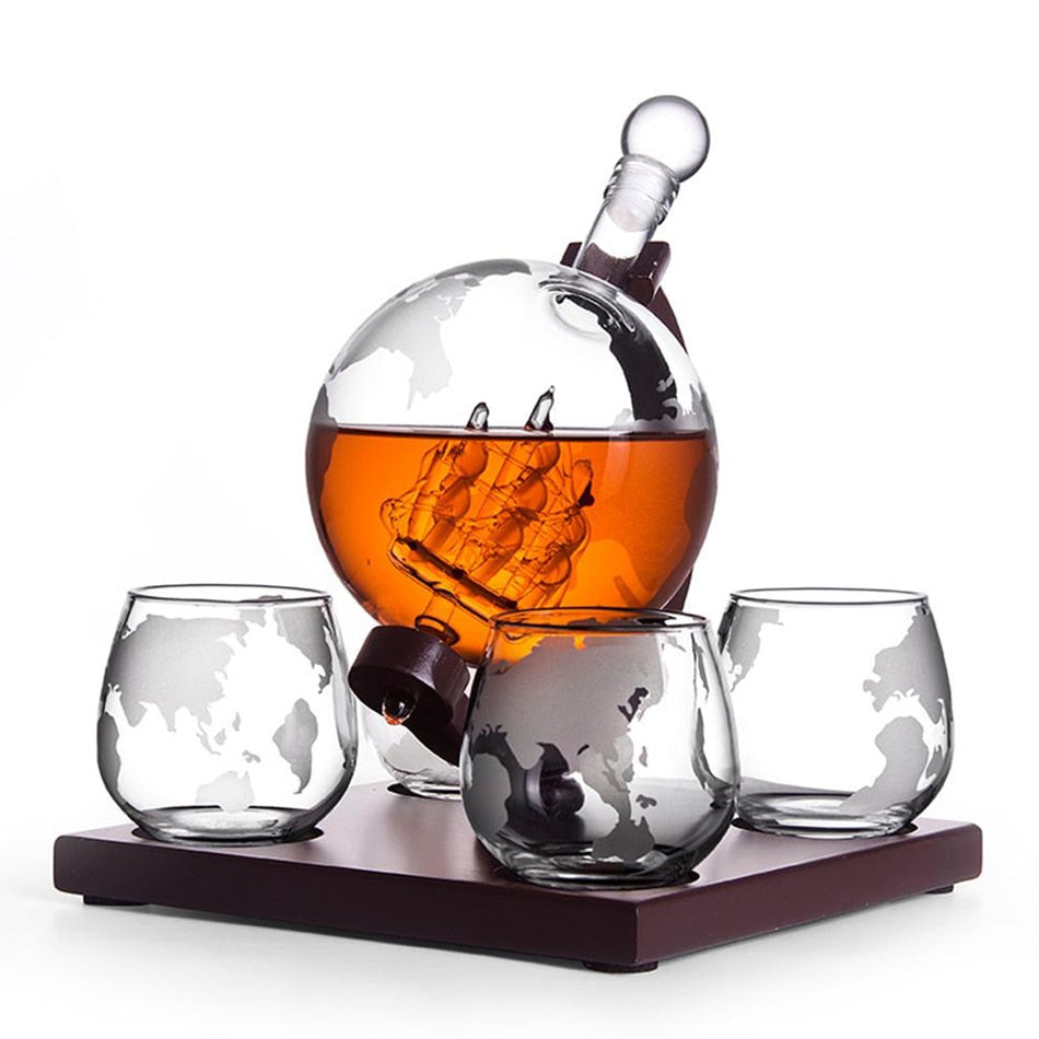 Fermundy Elegant Whisky Decanter Set