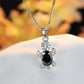 Cute Turtle Blue Purple Oval Zircon Pendant Rainbow Stone  Necklaces