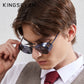 KINGSEVEN Retro Round Steampunk Sunglasses For Men & Women