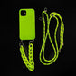 INS Crossbody Lanyard Necklace Marble Chain Phone Case For iPhone