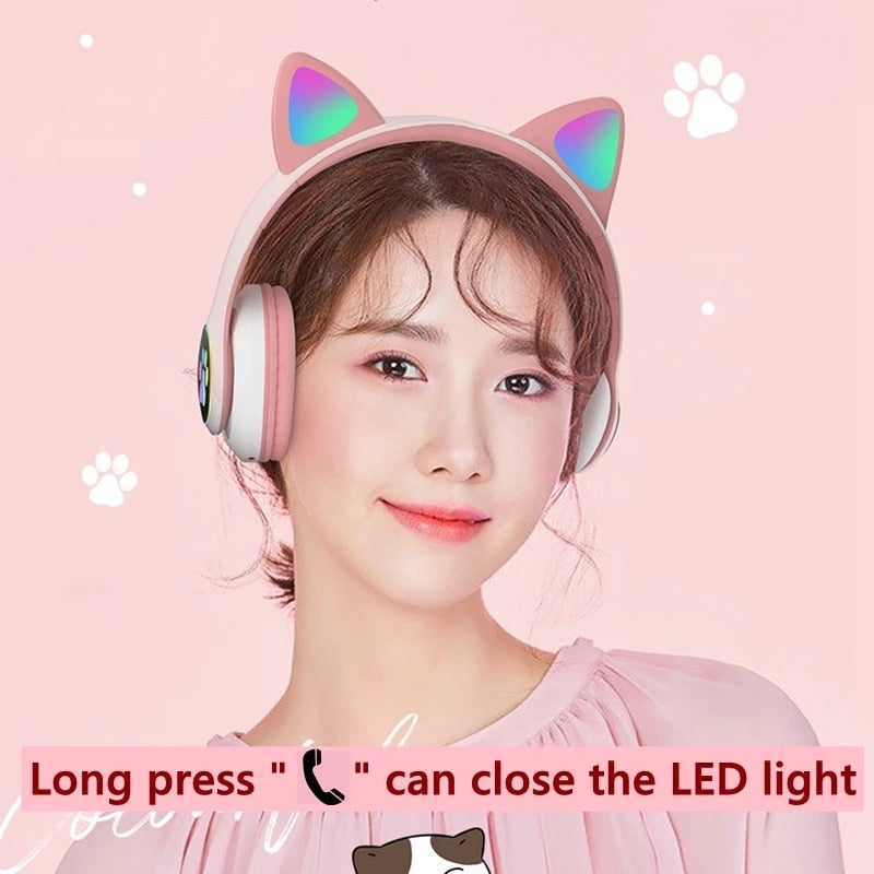 Cat ear headphones