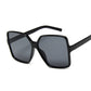 Black Square Oversized Sunglasses For Women