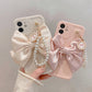 Pearl Bracelet Bow Soft Phone Case For iPhone