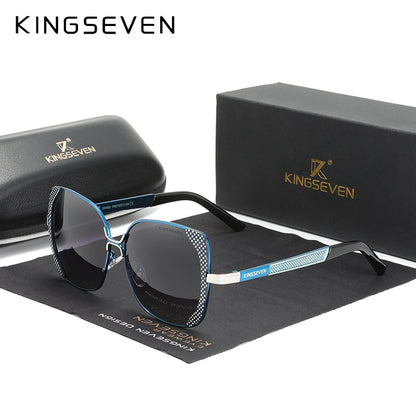 KINGSEVEN Butterfly Style Design Polarized Gradient Lens Sunglasses For Women  - UV400 Protection