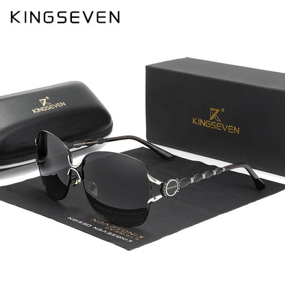 KINGSEVEN Luxury Brand Design Elegant Style Polarized Sunglasses For Women - UV400 Gradient Lens