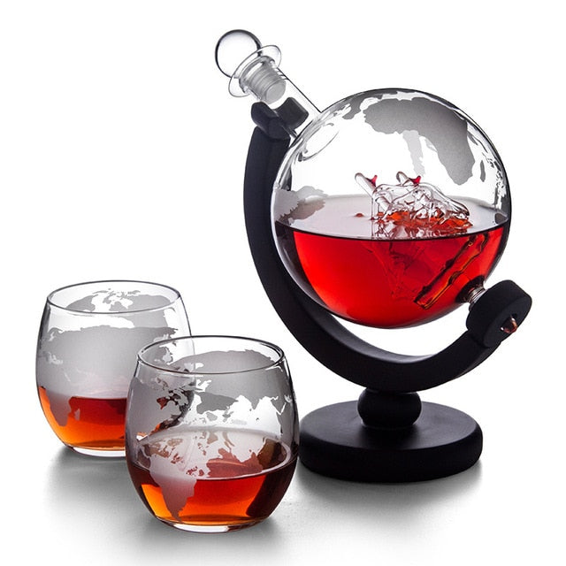 Fermundy Elegant Whisky Decanter Set
