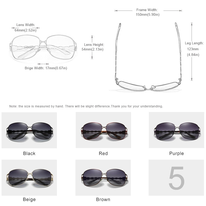 KINGSEVEN Luxury Brand Design Elegant Style Polarized Sunglasses For Women - UV400 Gradient Lens