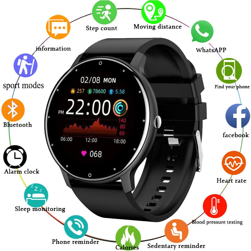 Xetoz Full Touch Screen Smart Watch For Sport Tracking