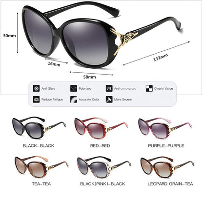 CoolPandas Brand Fashion Ladies Oversized Polarized Sunglasses