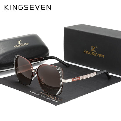 KINGSEVEN Butterfly Style Design Polarized Gradient Lens Sunglasses For Women  - UV400 Protection