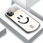 Luxury Cute Oval Heart-shaped Tempered Glass Phone Case For iPhone