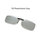Photochromic Polarized Clip On Sunglasses Lens For Men And Women UV400 Blocking