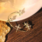Butterfly and Snowflake Cuff Clip Earrings