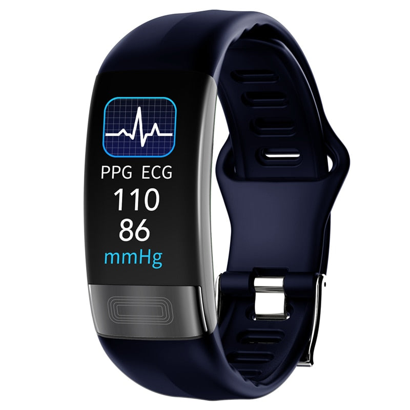 UGUMO P11 Plus Smart Watch With Body Temperature | Heart Rate | Blood Pressure Monitoring - ECG | PPG Smart Wristband | Bracelet