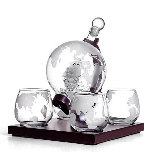 Fermundy Elegant Whisky Decanter Set