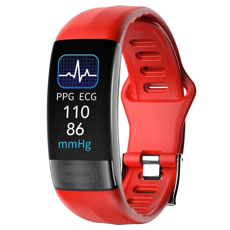 UGUMO P11 Plus Smart Watch With Body Temperature | Heart Rate | Blood Pressure Monitoring - ECG | PPG Smart Wristband | Bracelet