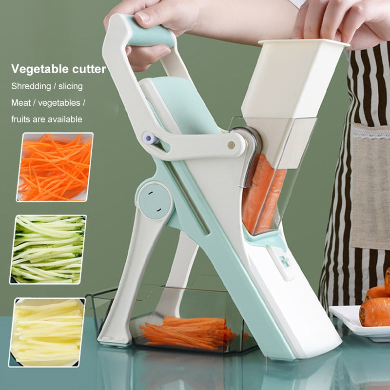 ChopEase 5 in 1 Safe Vegetable Cutter Mandoline Slicer | Chopper