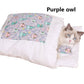 Pets Sleeping Bed with A Pillow for Cats & Dogs