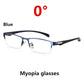 Photochromic Half Rim Myopia Prescription Sunglasses