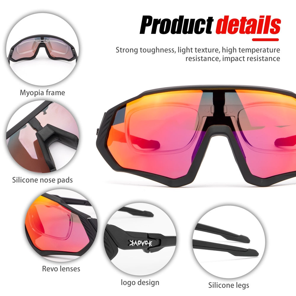 Kapvoe Polarized Cycling Sunglasses